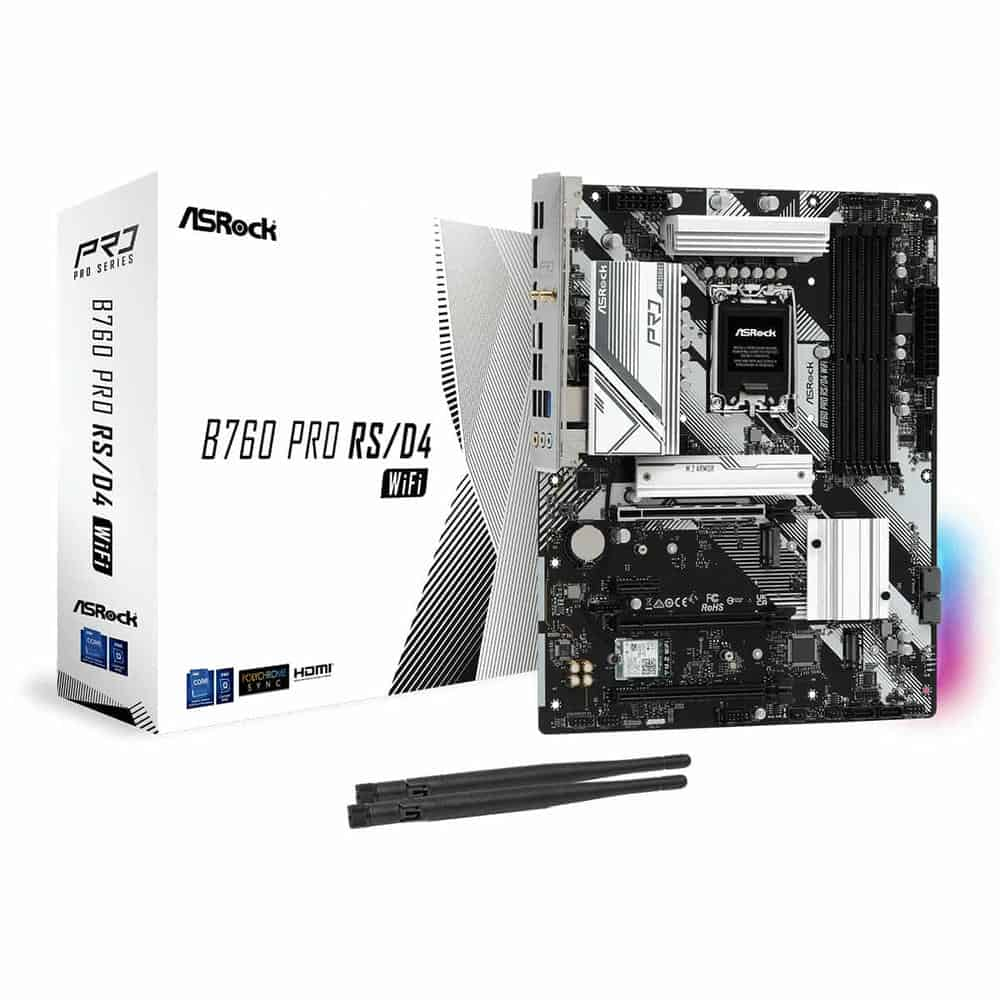 ASRock Intel B760 PRO RS D4 ATX Motherboard